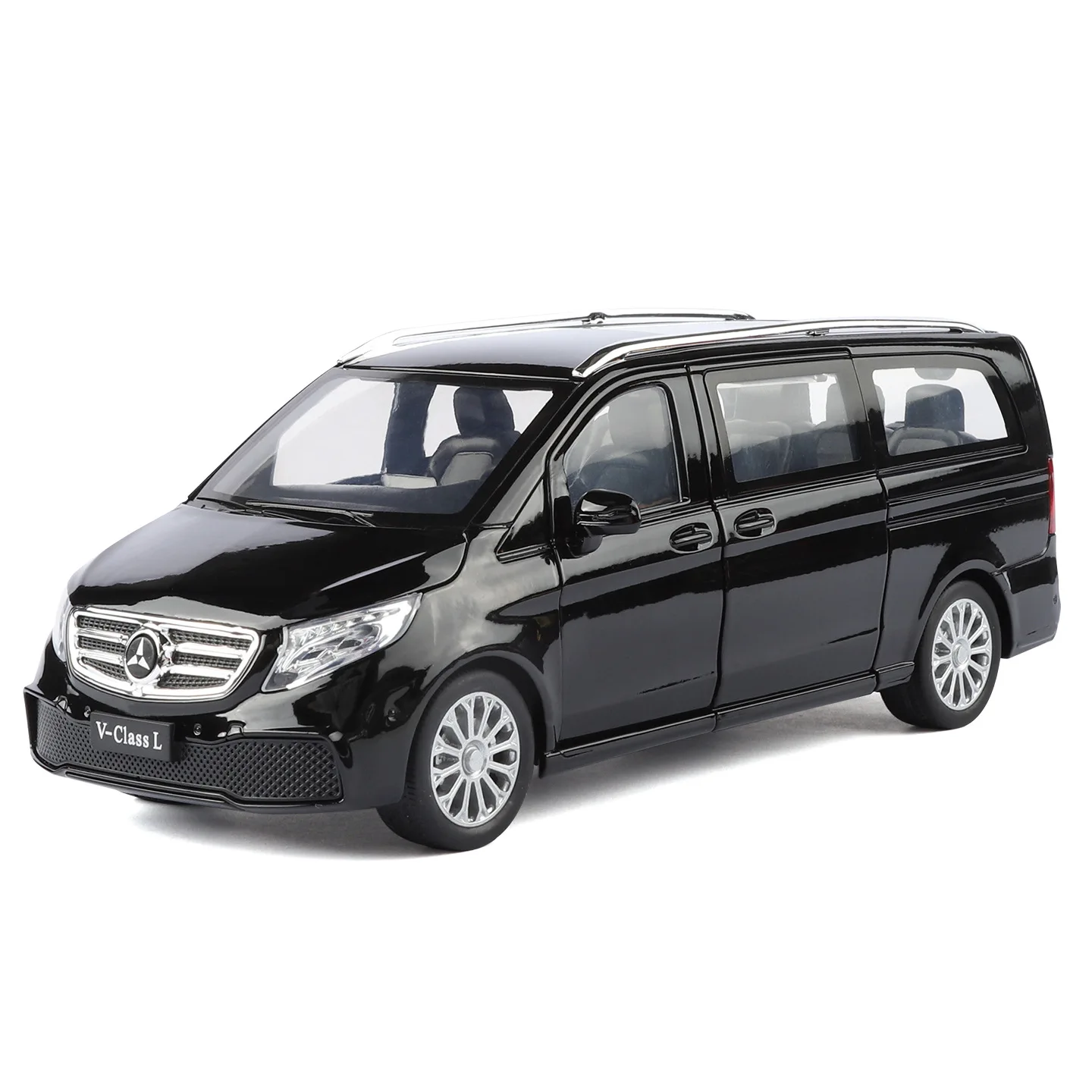 

1:24 V260L Simulation Alloy Commercial Vehicle Model Children's Sound and Light Toy Car Wholesale