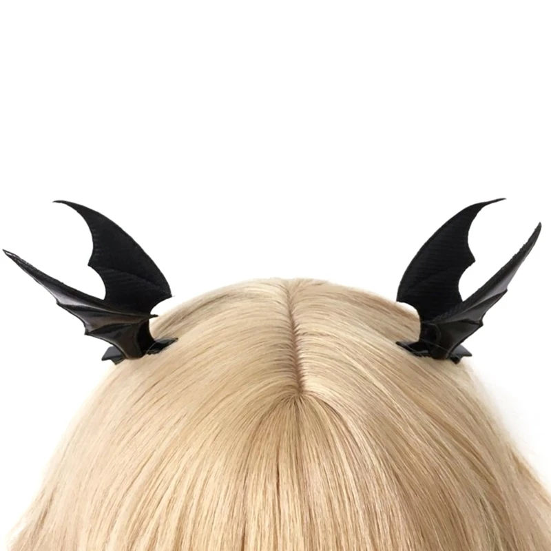 Devil Wing Hair Clip Lolit Hair Clip Black Butterfly Hair Clip Butterfly Barrettes Bat Wing Hair Clip Goth Barrettes