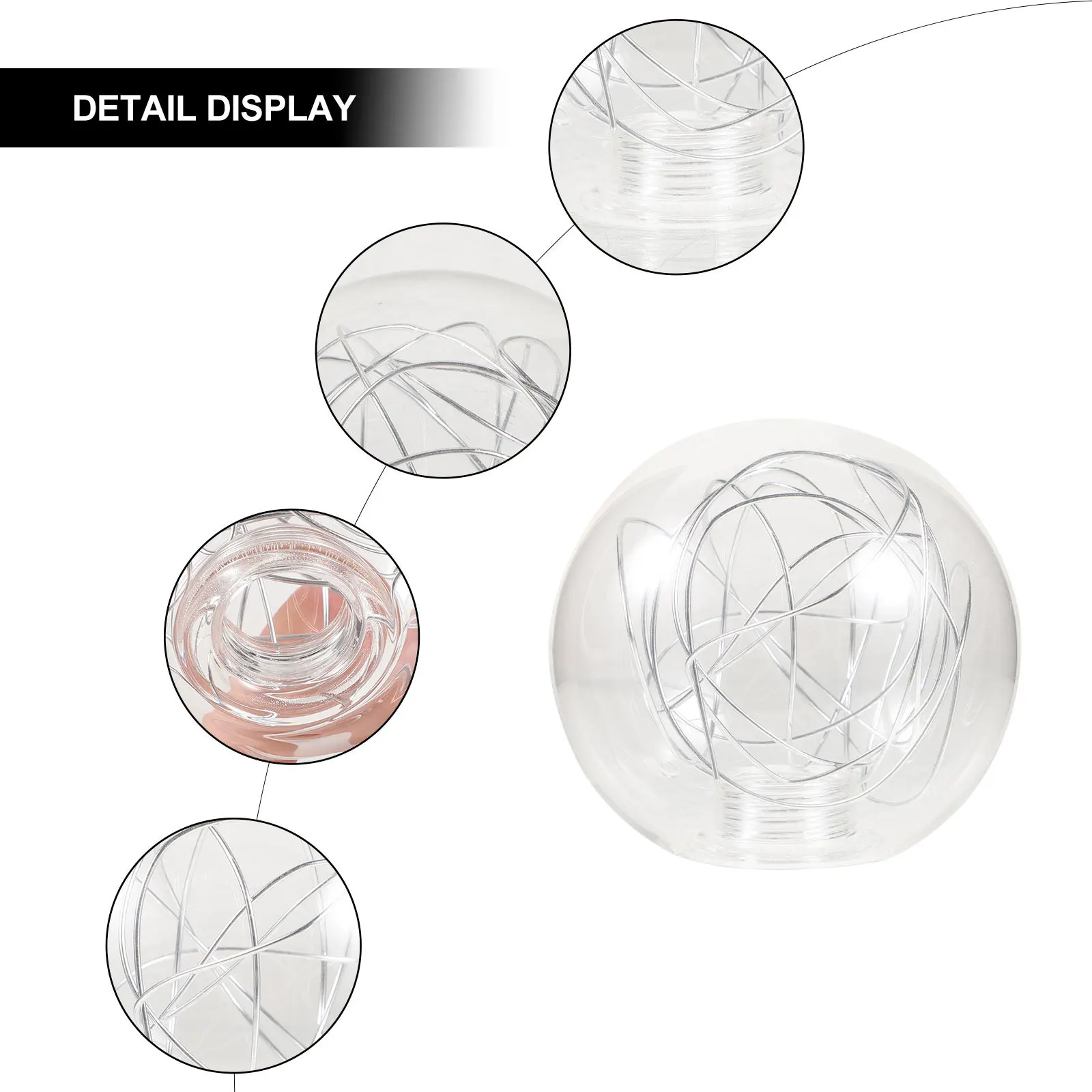 

Стеклянный глобус, сменный абажур, прозрачный подвесной светильник, абажур, шаровой абажур для потолочного светильника, современное украшение для дома