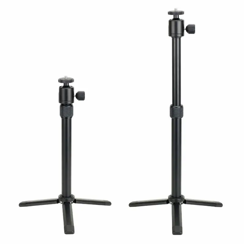 Adjustable Aluminum Tripod Extension Tube - Lightweight 25cm Extender for Camera Gimbals & Monopods