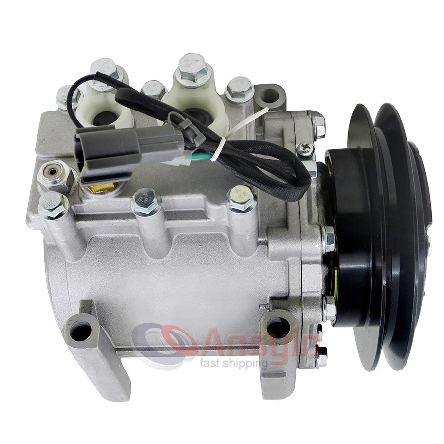 MSC90TA Air Conditioning AC Compressor PV1 For MITSUBISHI FUSO CANTER ROSA TRUCK BUS FE FG 4D34 3.9L 1999 MK532512 MK474962