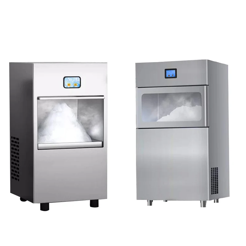 

Automatic Granule Ice Making Machine For Seafood Hotpot Restaurant Sashimi Ice Tray Snowflake Ice Crusher Machine