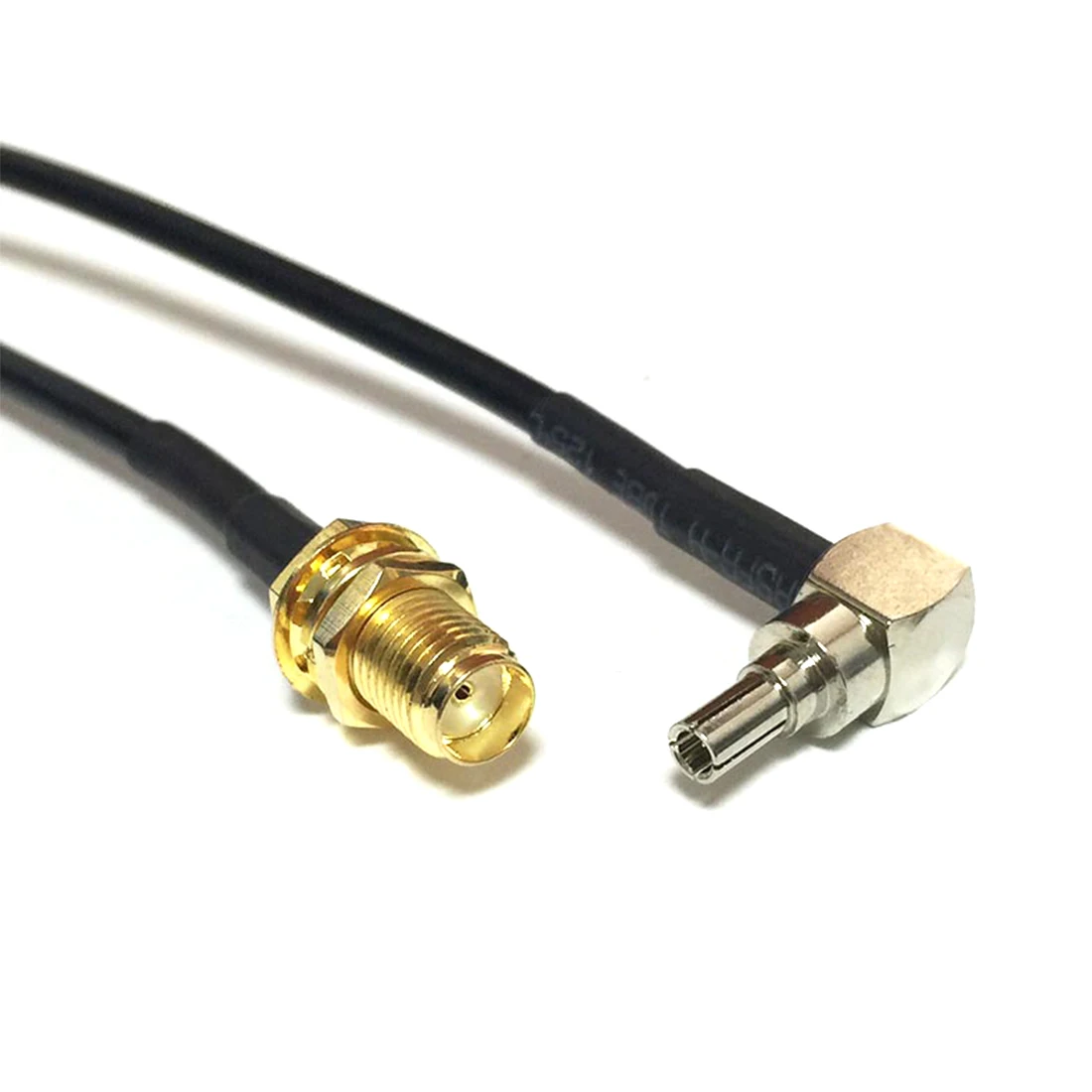 Modem sem fio fio SMA fêmea Jack Nut Switch, conector de ângulo direito, cabo RG174, 20cm, 8 "adaptador, atacado, transporte rápido, novo, CRC9