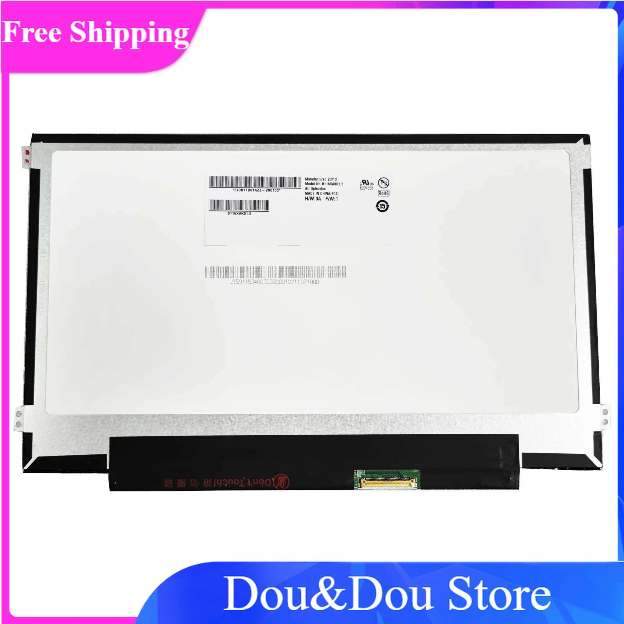 

B116XAK01.5 1366*768 11.6inch LCD EDP 40pin HD Resolution Compatible Laptop Screen Panel