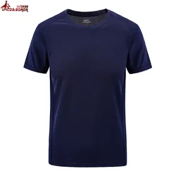 Plus Size 7XL 8XL Summer t-shirts Men Outdoor Quick Dry Sportwear Tshirts Fitness For Gym Joggers Running T-shirts Men Clothing