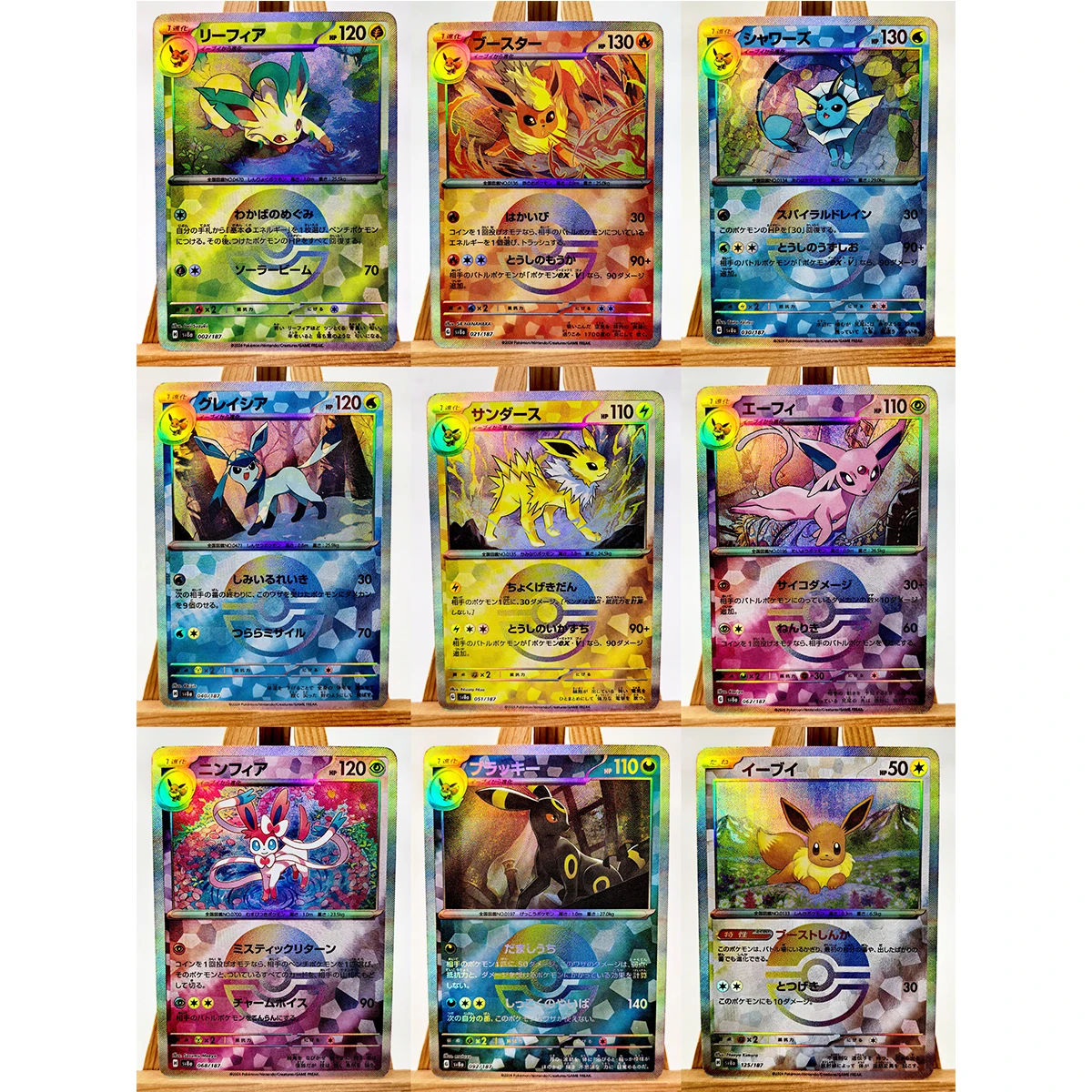 

Umbreon Eevee Espeon Jolteon игрушки хобби хобби коллекционные предметы коллекция игр аниме карты