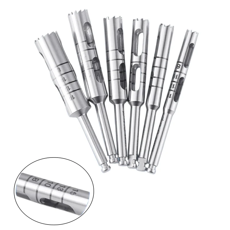 

Extended Dental Trephine Bur Stainless Steel Implant Bone Drill for Harvesting Bone Core Grafting Dentistry Surgical Instrument
