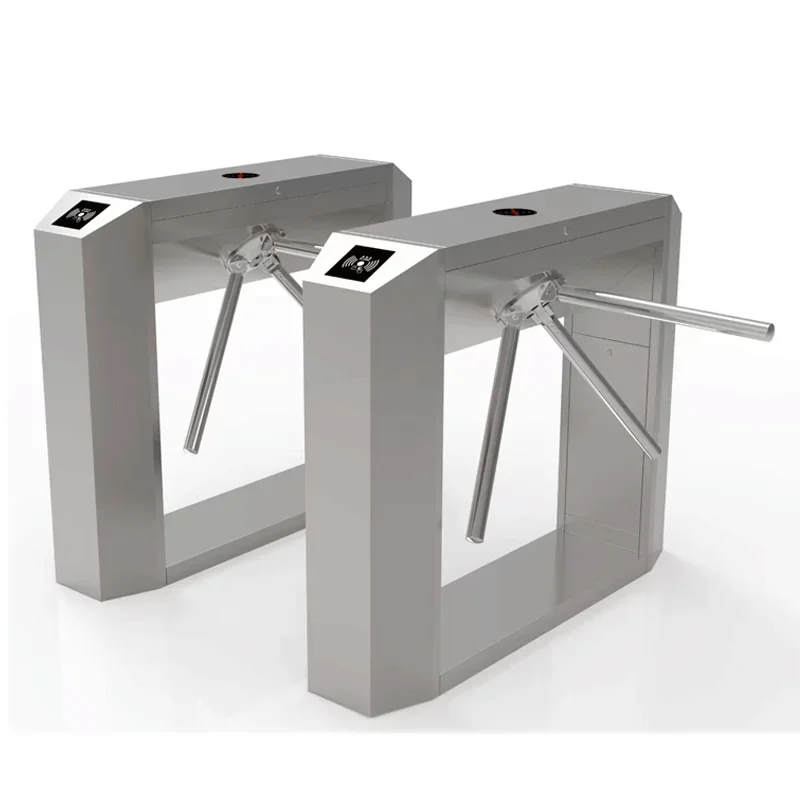 Electronic Colorful Access Flap Barrier Turnstiles Drop Arm Tripod Turnstile-Gate-For-Gyms