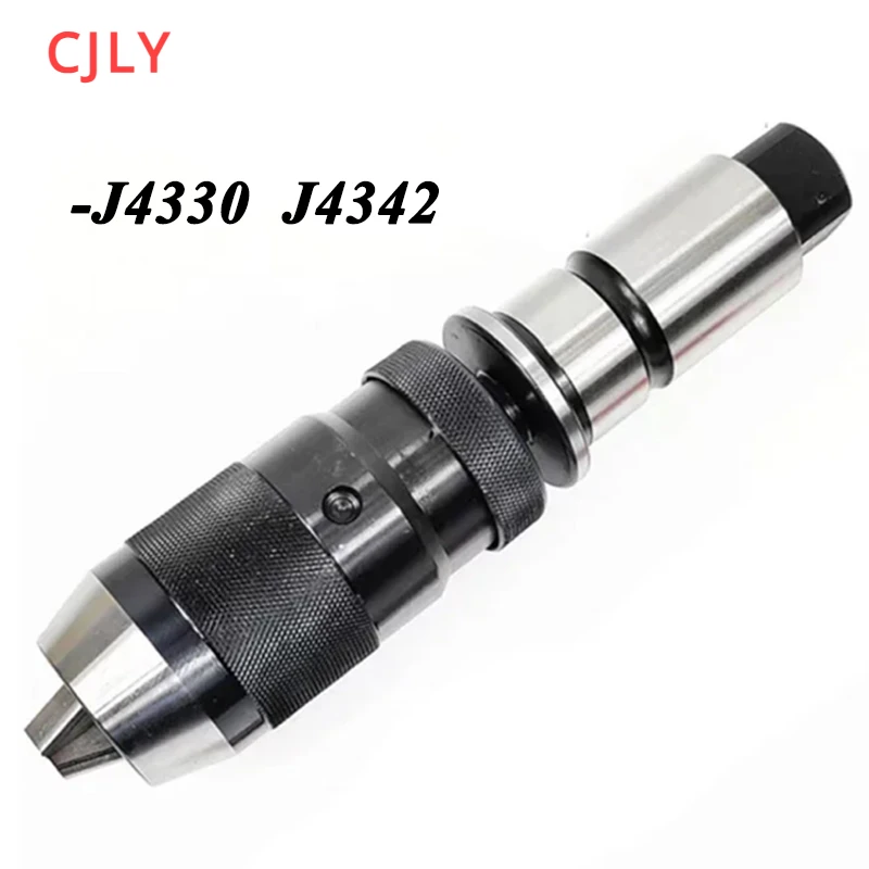 J4330 Drill Chuck J4330 J4342 B16 B18 Keyless Self-Tightening Automatic Drill Chuck CNC Machine Center Drill Chuck 1-13mm 1-16mm