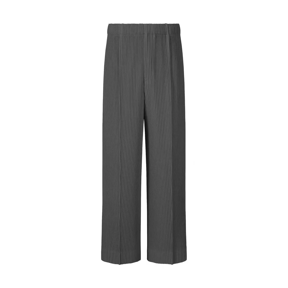 Miyake Fold New 2025 Spring Japanese Comfortable Wide Leg Pants for Men, Loose and Casual, with Extremely Simple Stitching Style