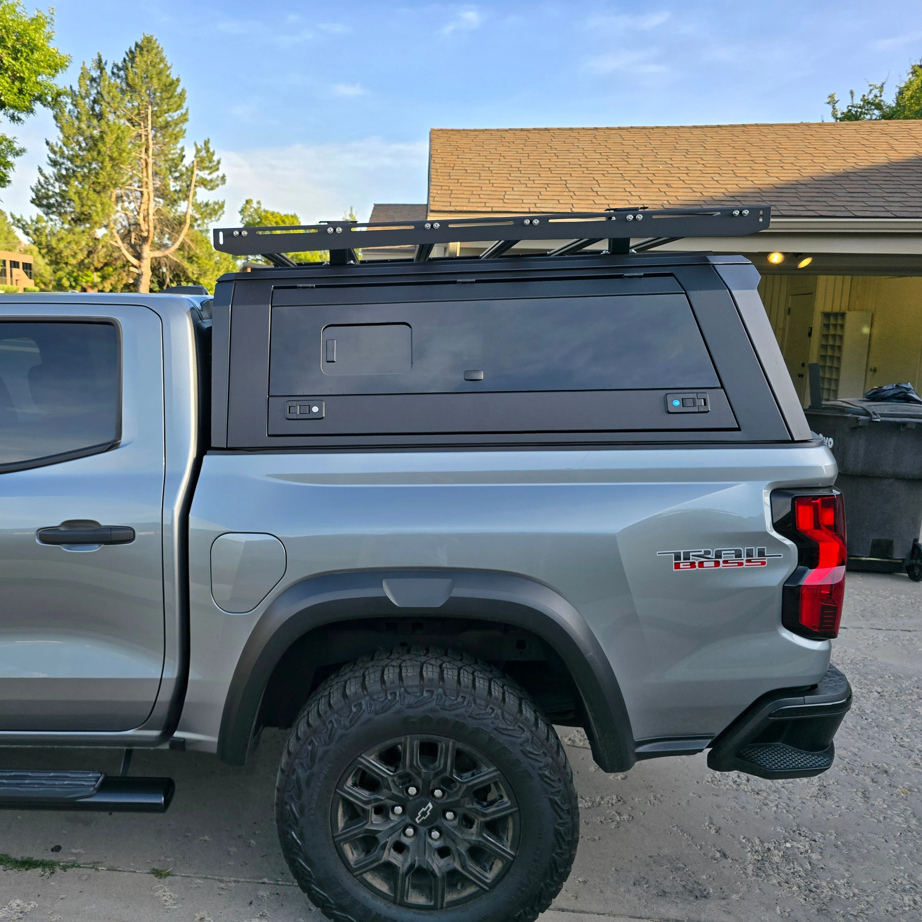 Cubierta de Caja de Camioneta KQX de 5FT, 5.5FT, 5.7FT, 6FT, 6.5FT, de Aleación de Aluminio, para Dodge Ram 1500 2500, Chevrolet Colorado, GMC Canyon