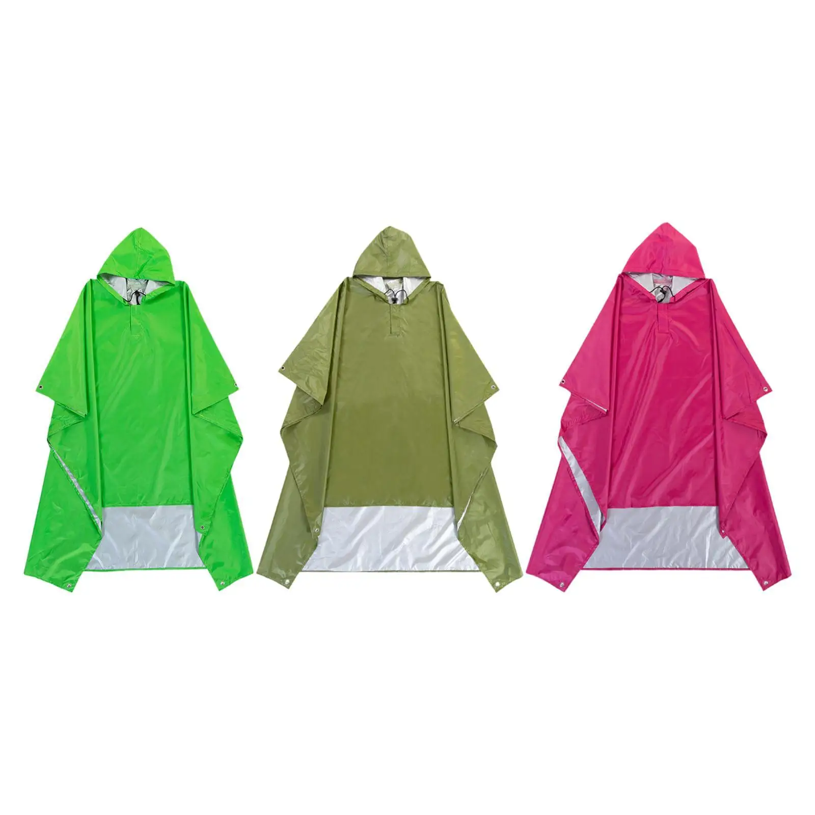 Poncho de pluie à capuche, pull-over, manteau de pluie pour activités de plein air, événement sportif