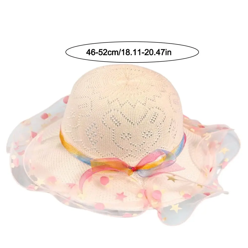 القش قبعة الشمس حماية صياد قبعة تنفس واسعة حافة دلاء قبعة الأشعة فوق البنفسجية حماية Bowknot بنما الشمس قبعات لا تغطي الرأس بالكامل الشاطئ