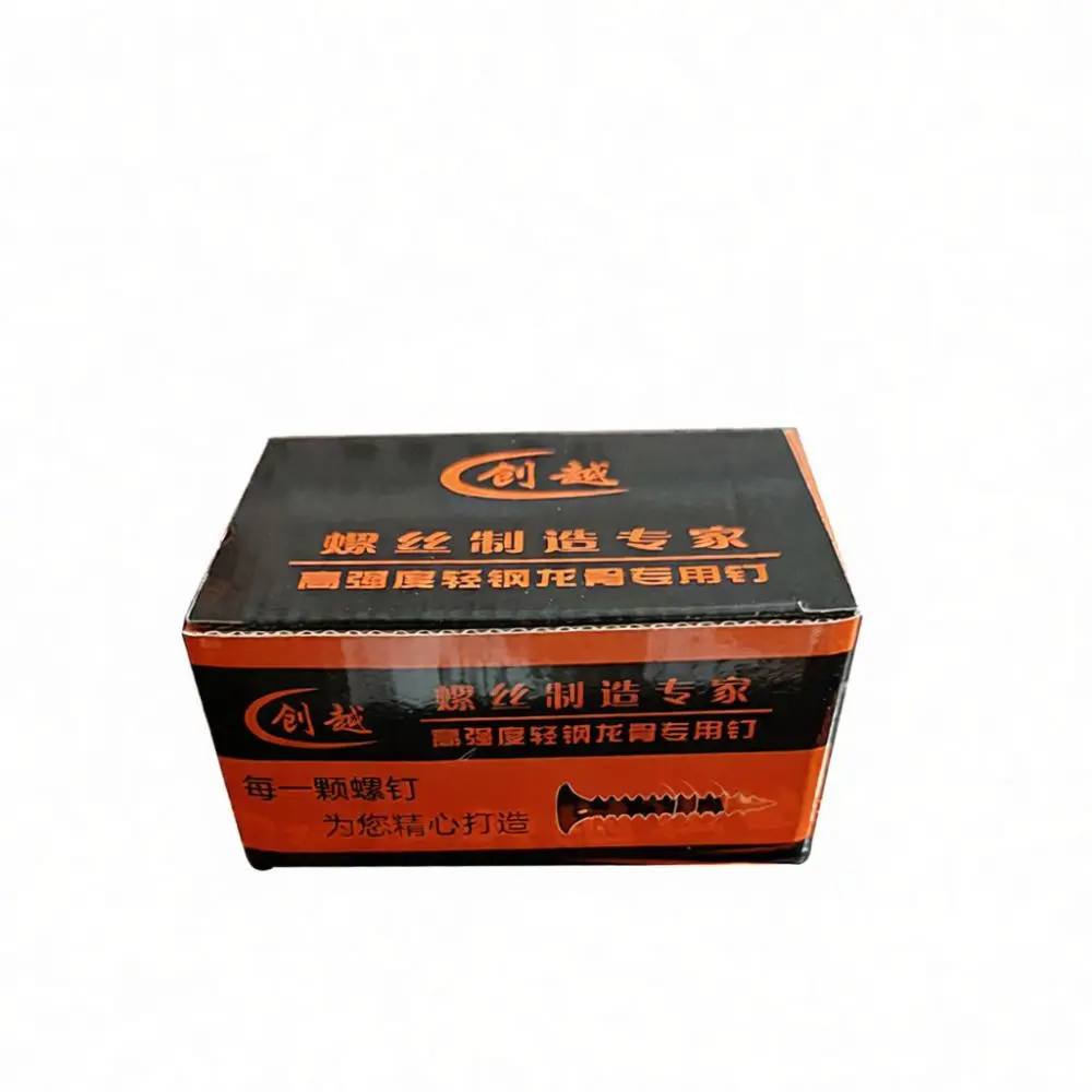 Heavy Duty M3 5mm Black Drywall Screws Phillips Head Self Tapping Fasteners For Efficient Drywall And Wood Construction