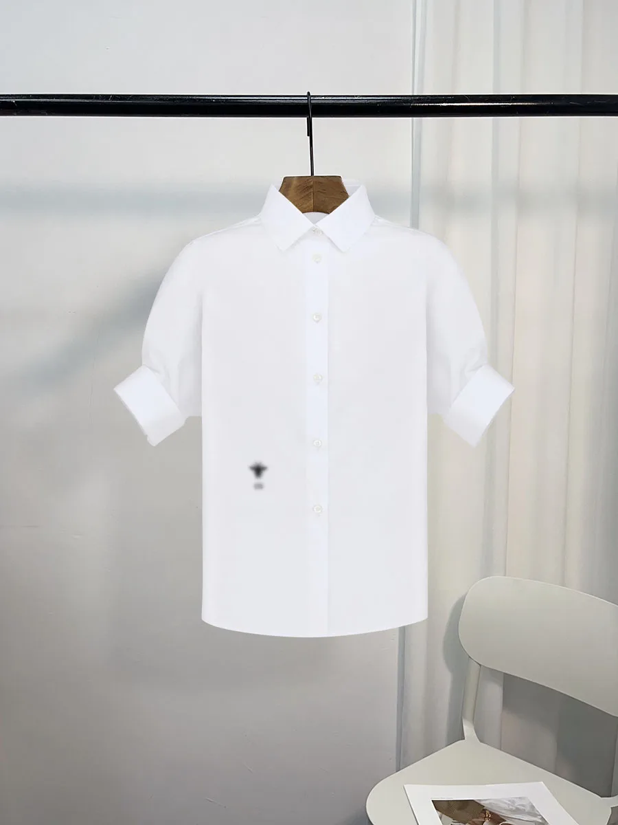 

Новая женская летняя свободная блузка Ele из смесового хлопка с вышивкой в виде пчелы, с коротким рукавом до плеч