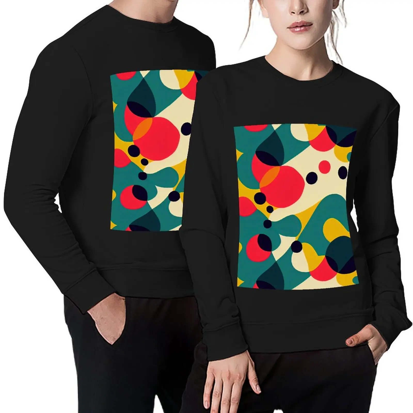 

Sophisticated Mid Century Modern Patern Pullover male clothes mens clothing men's clothes men's sweatshirts