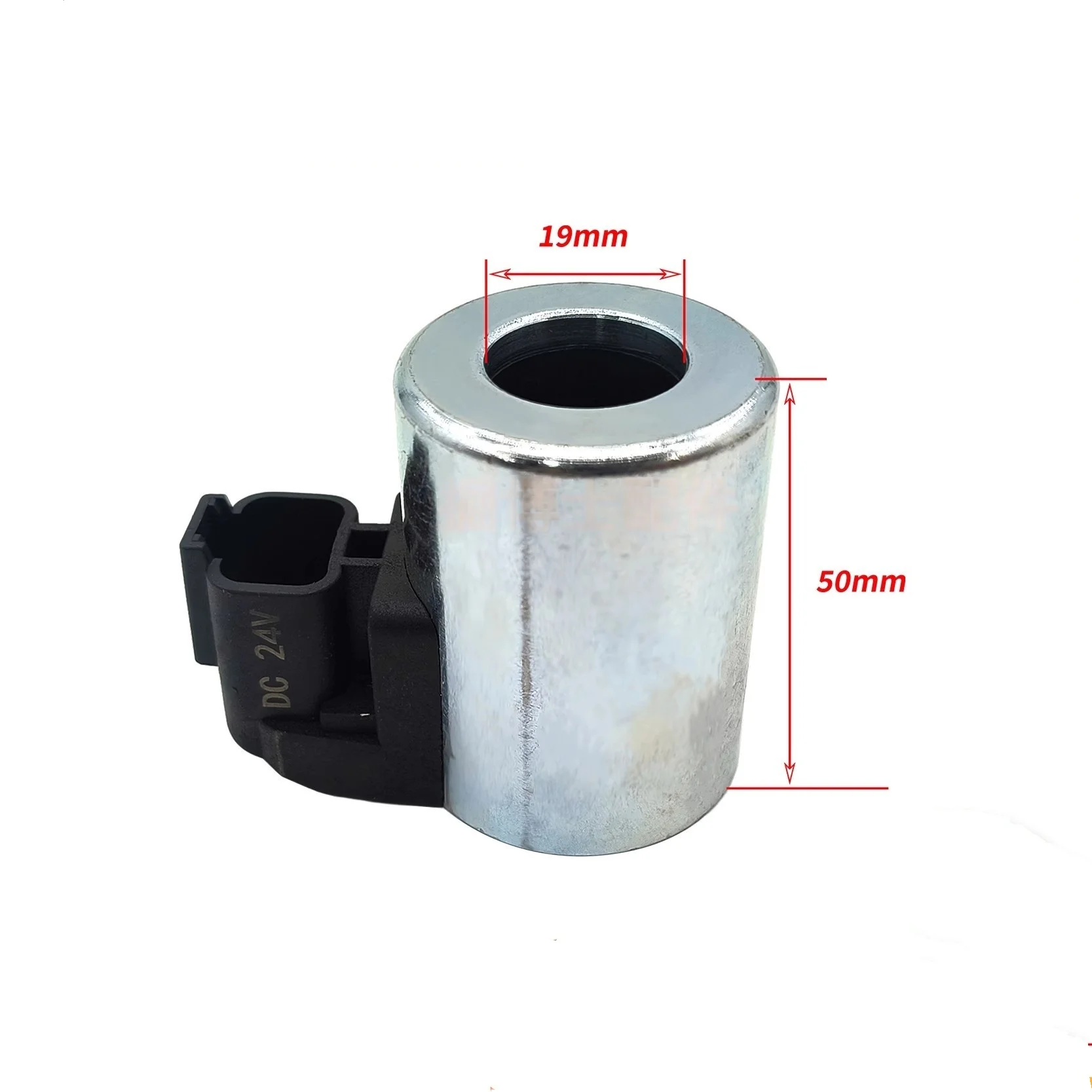 Xugong Trinity Excavator Coil Solenoid Valve Coil 19mm Inner Diameter 50 Height 24V 12V for Construction Equipment