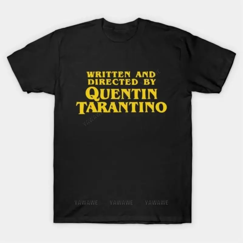 

Men Cotton Tshirt summer short sleeve black tee tops TARANTINO T Shirt male casual t-shirt o-neck tee shirt