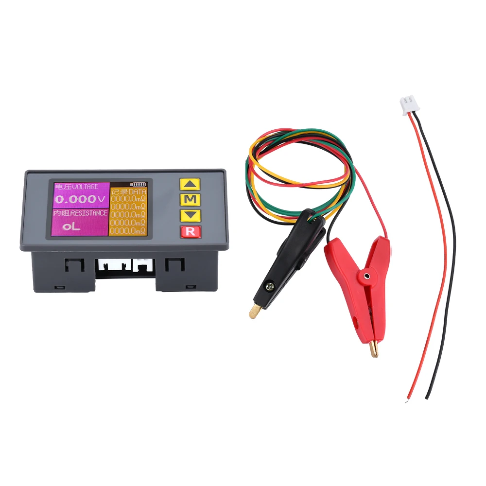 

TS457 4 Line Battery Internal Resistance Test Meter High Precision Voltage Tester Digital Battery Analyzer Battery Holder