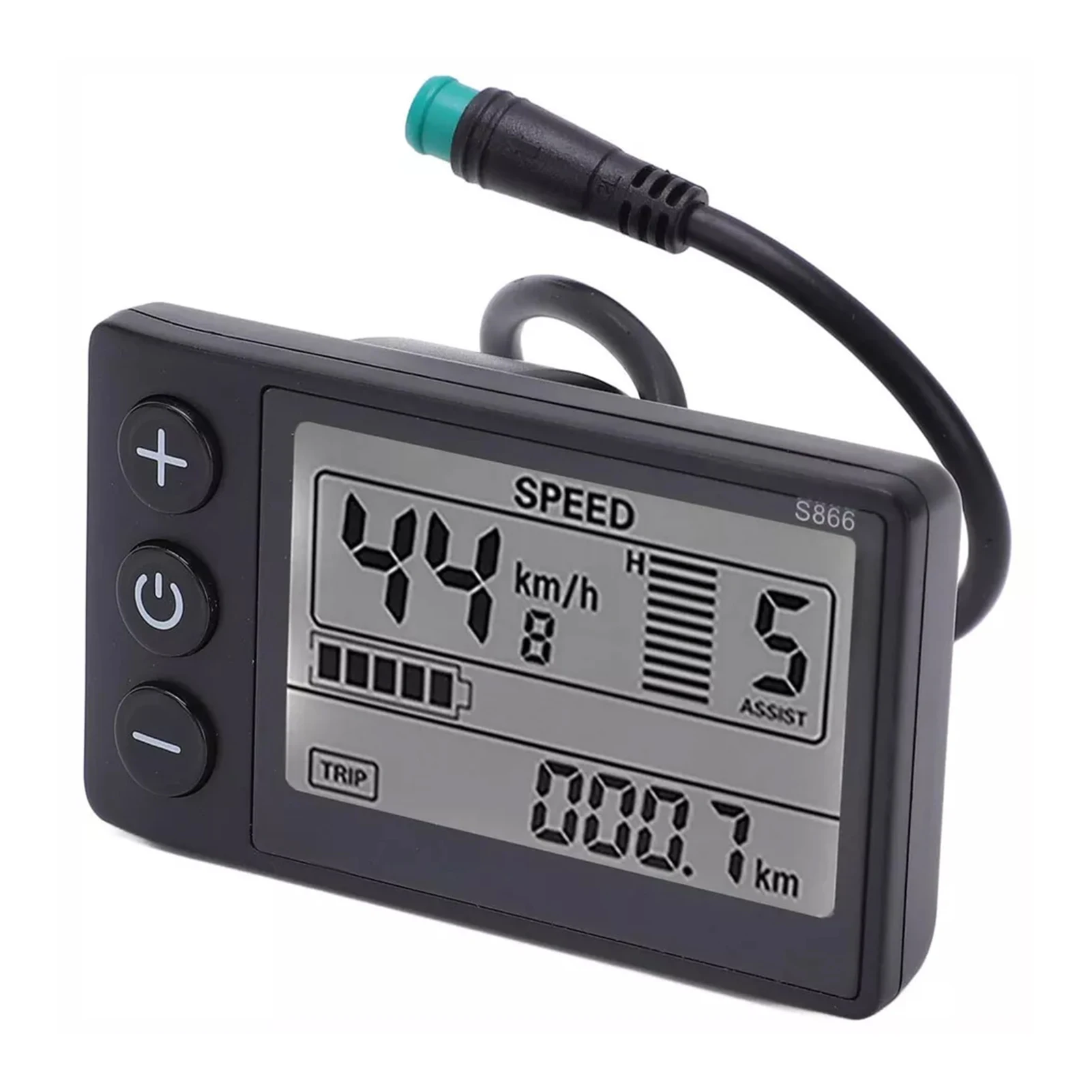 LCD Display Panel For S866 Electric Bike Easy Installation And Electric Bike LCD Control