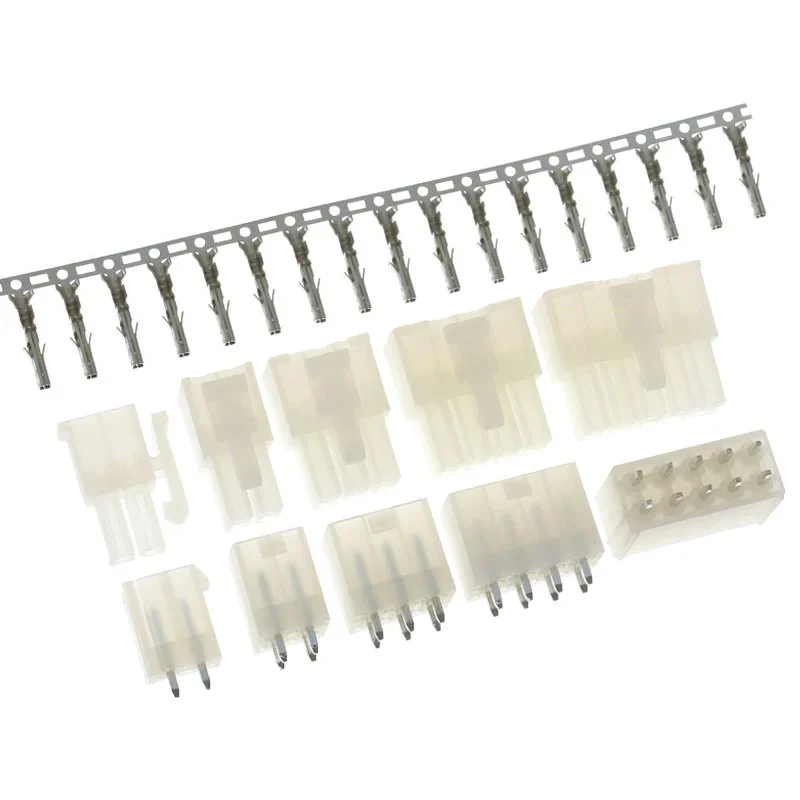 10Sets 5557 5569 Connector 4.2MM Pitch 2P 4P 6P 8P 10P 12P 14P 16P 18P 20P 24Pin Straight Pin Terminals Electrical Plug for Car