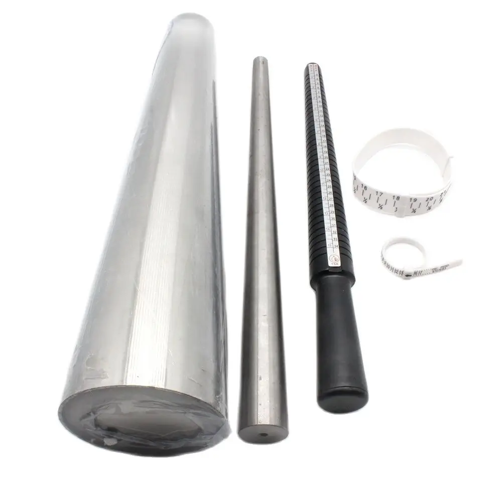 

Plastic Ring Gauge Metal Bracelet Mandrel Kit for DIY Jewelry Making Measuring Jewellery Tool