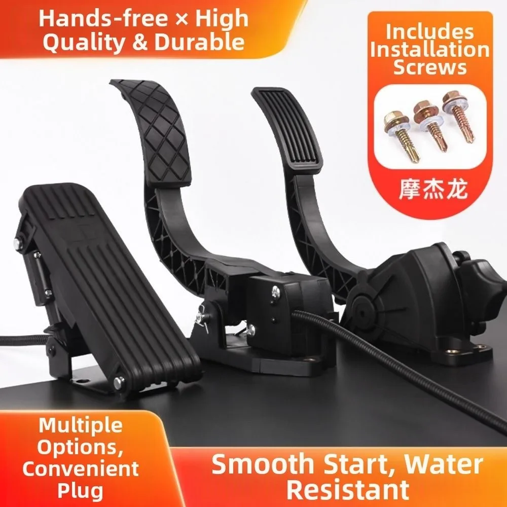 Modified with Foot-operated Electric Vehicle Foot-operated Accelerator Three-wheeler Suspension-type Speed Regulator