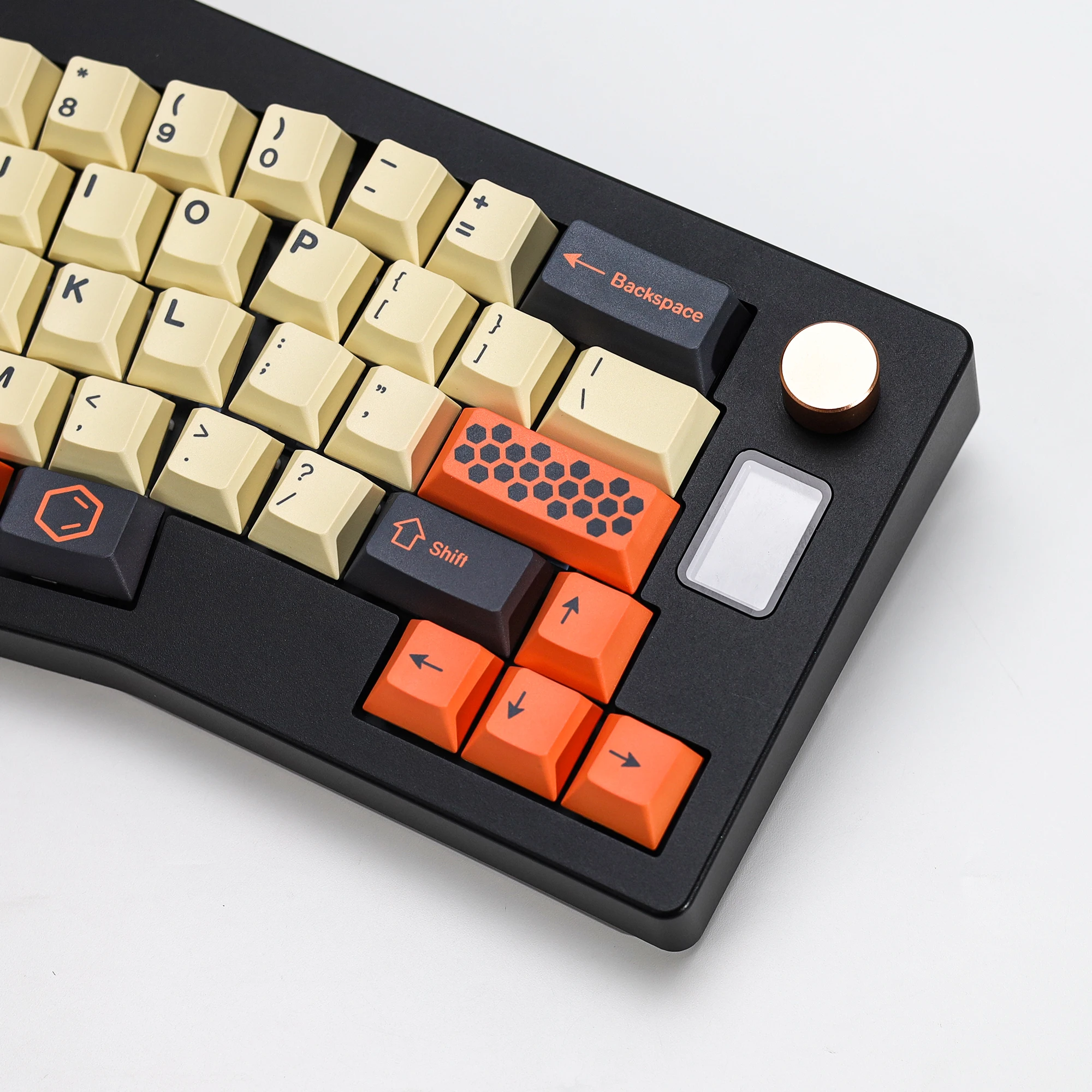 KBDiy GMK Tastenkappen Retro GMK Carbon Cherry Profil PBT Alice Tastenkappen Benutzerdefinierte DIY für MX-Schalter Gaming 60 Mechanische Tastatur KIT – Detail 14