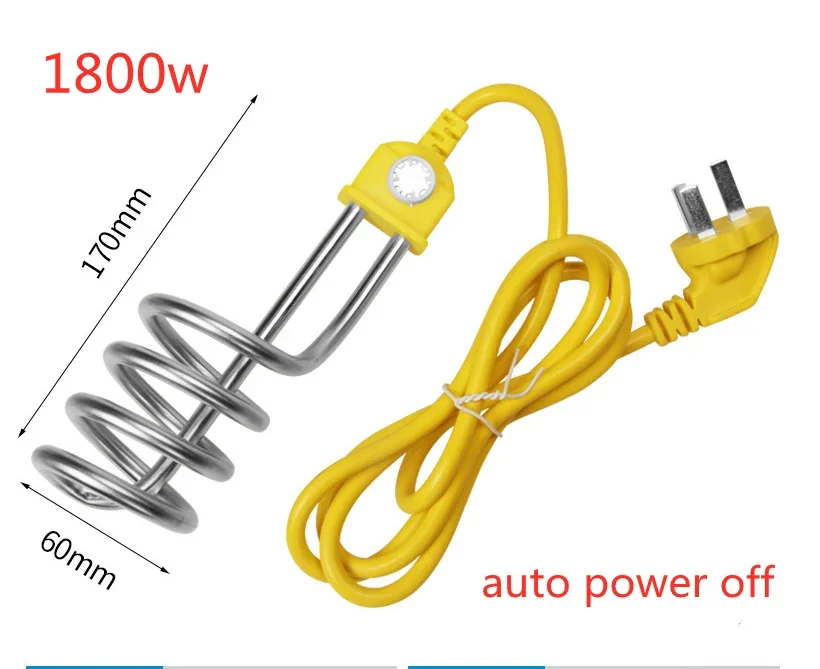 t heats up quickly and the water heater is automatically cut off by the temperature control of the water heater accessories