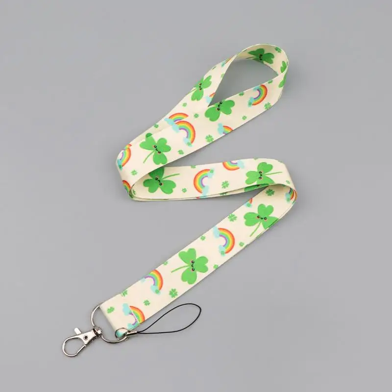 Phone Badge Holder with Anti-loss Long Strap Lanyard Flexible Wear for Employees Students and Exhibition Visitors
