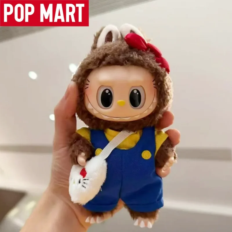 

POP MART New The Monsters Labubu X Sanrio Characters Plush Blind Box Cartoon Anime Figure Desktop Toy Birthday Gift Mystery Box