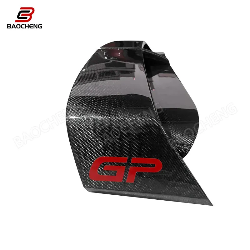 Per Mini F55 F56 modificato con ala di coda grande stile GP3 Spoiler posteriore in fibra di carbonio di alta qualità Prezzo di produzione in fabbrica