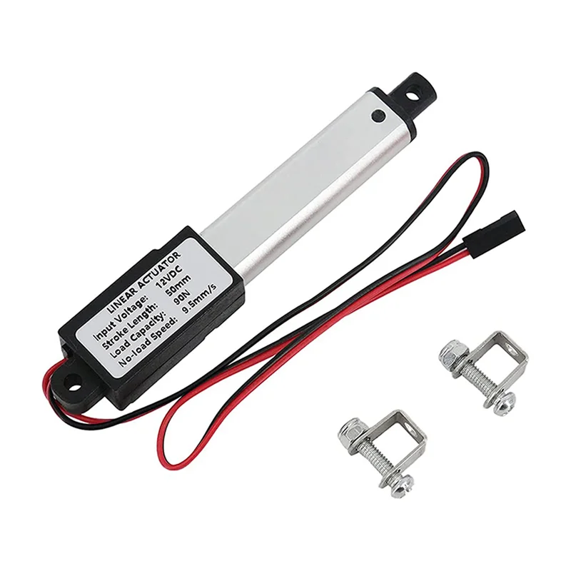 

SYW-3X Micro-Linear Actuator, 2 Inch Stroke, 90N/20.3Lb,Speed 9.5Mm/S Electric Waterproof Actuator Motor Linear Actuator 12V