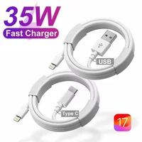 Pour PD 35W chargeur rapide USB Type C pour iPhone 15 14 13 12 11 Pro Max Mini Plus XR XS câble de données de charge accessoires 1