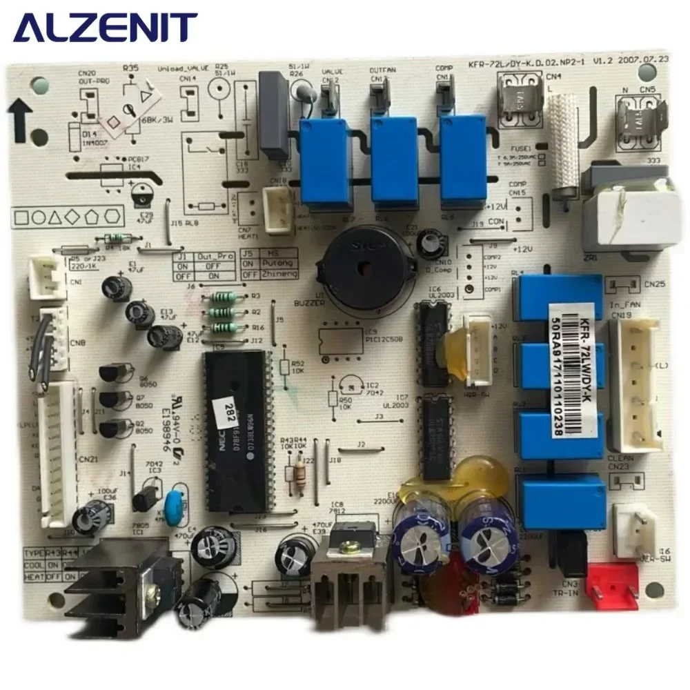 

Used For Midea Air Conditioner Indoor Unit Control Board KFR-72L/DY-K.D.02.NP2-1 Circuit PCB Conditioning Parts