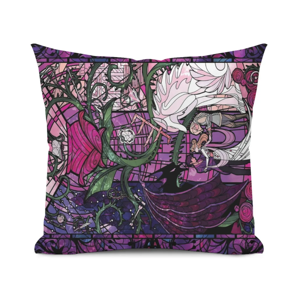 Pillowcase Cushions Cover Cushions Home Decoration A Court of Thorns and Roses Stained Glass Pillows For Sofa