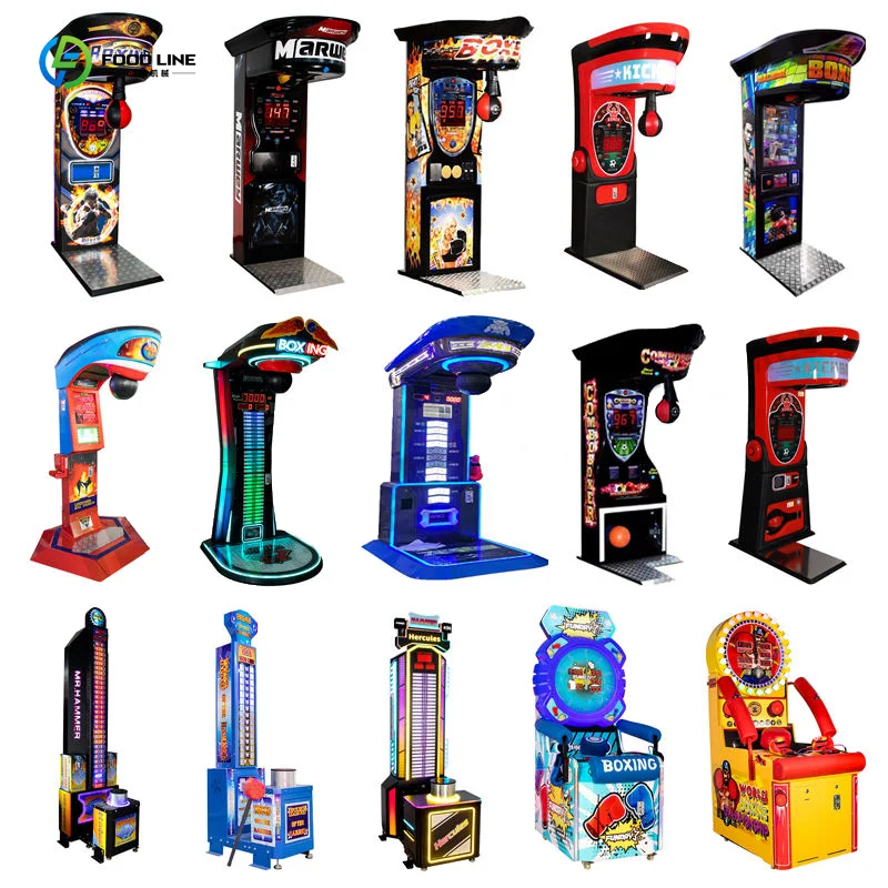 Customized Outdoor Street Arcade Boxer Machine Ultimate Big Punch Electronic Power Testing Boxing Game Console