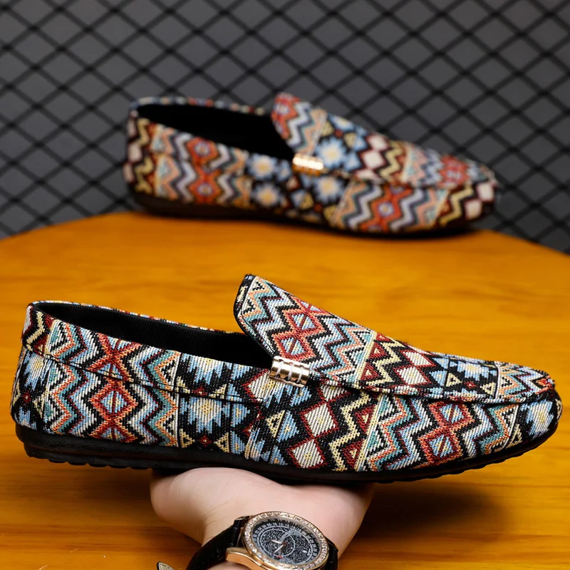 

Original Slip-on Shoes Man Loafers Comfortable Flat Designer Shoes For Men Lazy Shoes Breathable Lightweight Men's Casual Shoes