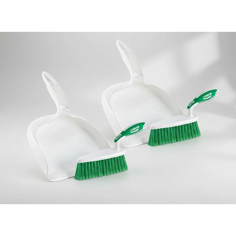 

Portable Dust Pan and Brush Set | 2-Pack Mini Broom | Ergonomic Handheld Cleaner for Home Office Car