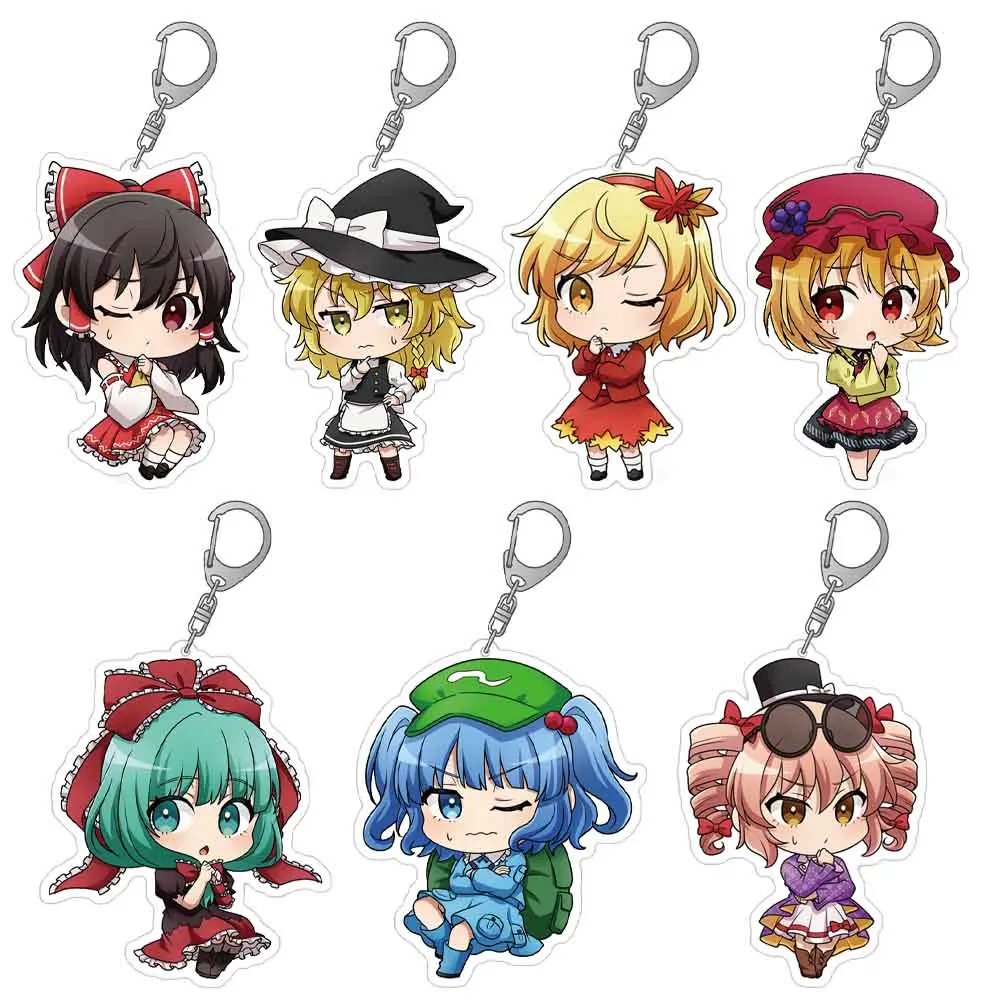 Loen Store Touhou Project official Marisa Kirisame Reimu Hakurei Youmu Konpaku Sakuya Izayoi Acrylic keychain Bag pendant  sale