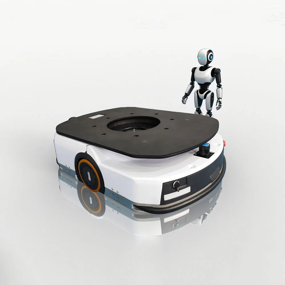 Laser Guidance Autonomous Mobile Robot 300kg 600kg Unmanned Transportation Agv Handling Robot with Rotary Jacking Lifter