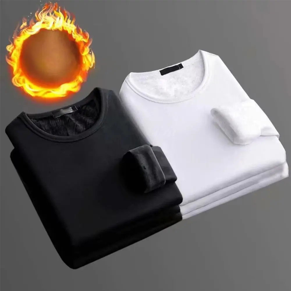 

Polyester Men's Thermal Underwear Cold Weather Thermal Clothes Thermal Underwear for Men Base Layer Warm Long Sleeve Shirt