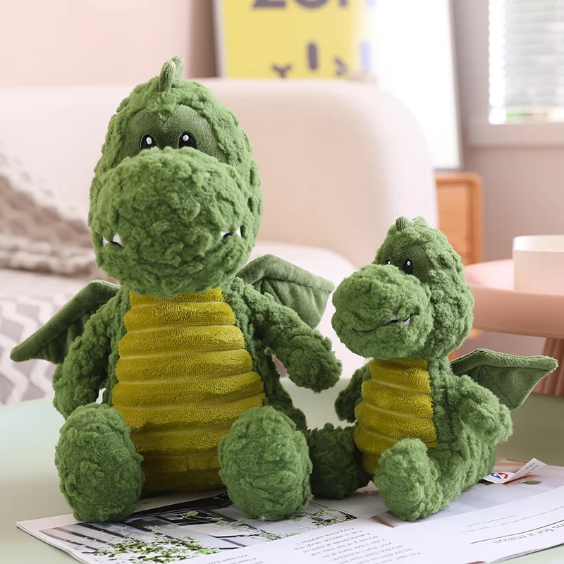 Little Flying Dragon Soft Plush Filled Toy Green Little Dinosaur Plush Toy Gifts For Children