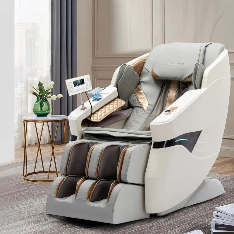 

Massage Chair Full Body, SL Track Zero Gravity Massage Chair Recliner with Heating, Bluetooth Speaker, , AI Voice Control, White