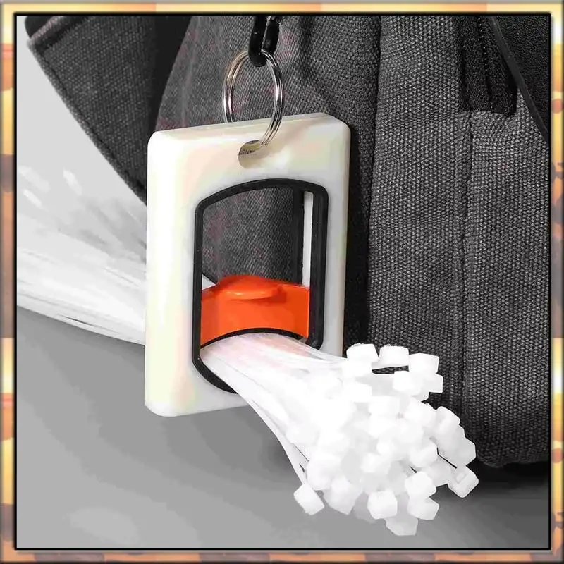

AS59 2Pcs Ties Holder Zip Storage Accessory Cable Ties Holder Electrician Tools Cord Management Ups