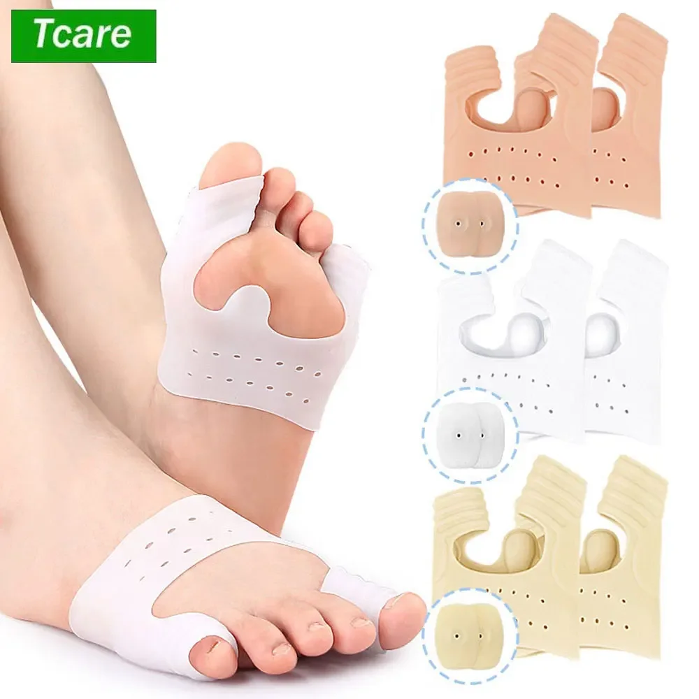 1 Pair Bunion Corrector Soft Breathable Hallux Valgus Correction Orthopedic Bunion Splint Big Toe Separator Hammer Straightener