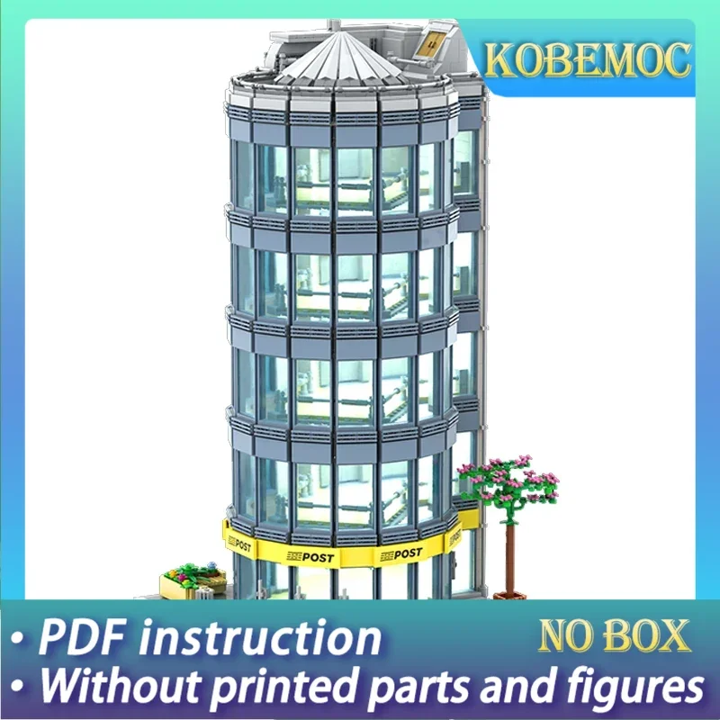 

Moc Building Bricks Street View Model Downtown Area Skyscraper Technology Modular Blocks Gifts Toys For Children DIY Assembly