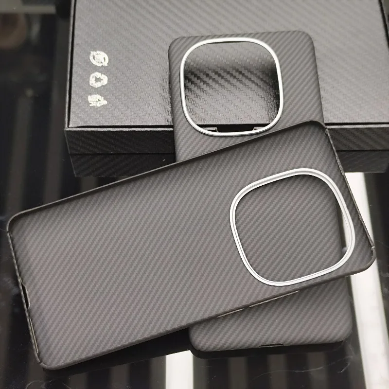Real Carbon Fiber Phone Case For Vivo iQOO 13 Carbon Fiber Case Aramid Fiber Cover For Vivo iQOO 13 Ultra-thin Case