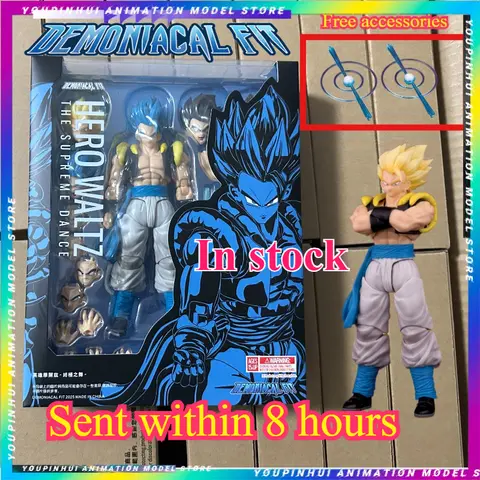 Gorąca sprzedaż zabawek Demoniacal Fit Gogeta Figurka Dragon Ball SHF Hero Waltz Ultimate Dance Gogeta Figurka Akcji Kolekcjonerski Model