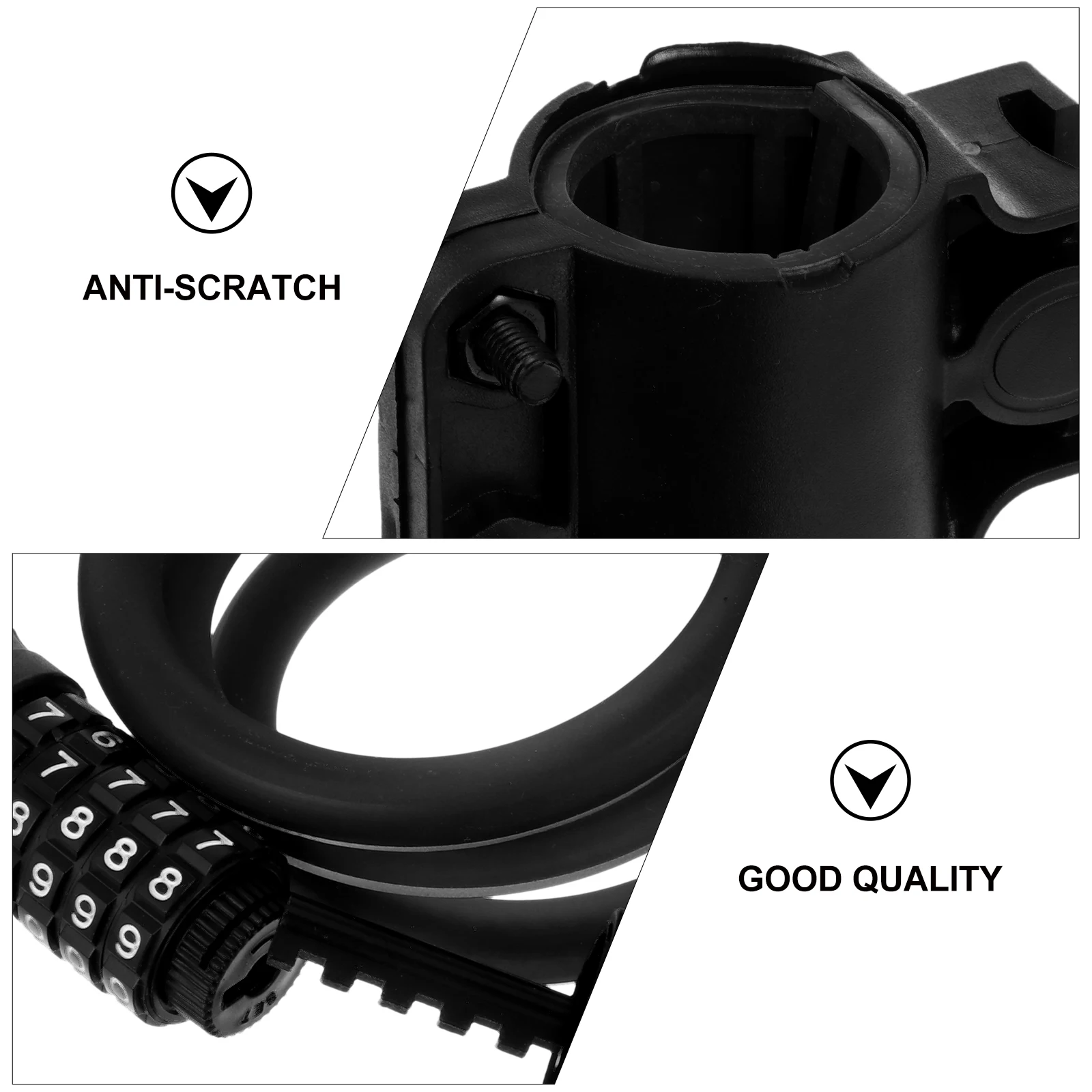 

Reflective Password Lock Universal Lightweight Cycling Bike Motorcycle Cable Number